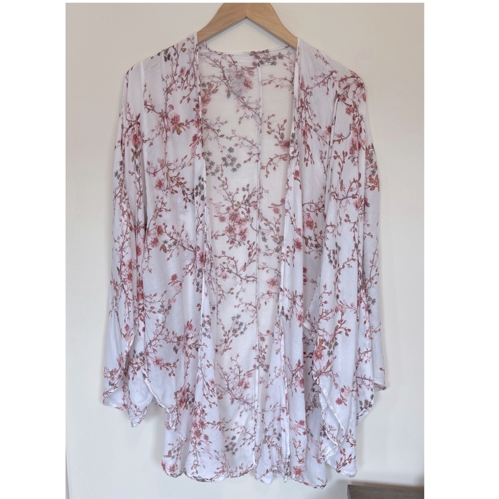 Floral Print Cardigan